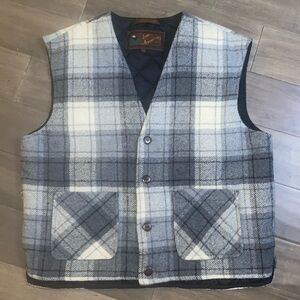 Life’s Adventures vintage wool blend quilted vest